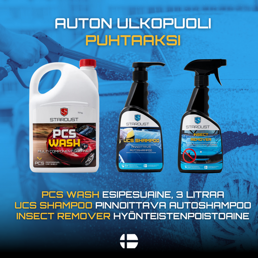 HELAHOITO: 10 autonhoitotuotetta, One Coat ja PCS Wash 3L