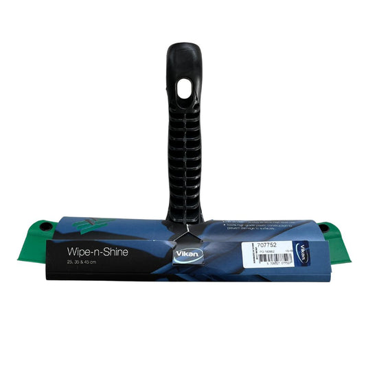 Vikan 25 cm kuivauslasta Wipe-N-Shine, vihreä